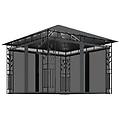 - gazebo con zanzariera e luci led 3x3x2 73 m antracite