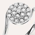 anello solitario sophia oro bianco diamante collezione sophia misura 52 oro bianco