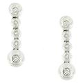 orecchini donna oro bianco diamanti gl100162