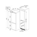 cp177tne frigorifero combi ad incasso no frost 177 cm