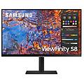 s80pb led display 68 6 cm (27") 3840 x 2160 pixel 4k ultra hd nero (ls27b800pxpxen)