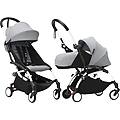 duo passeggino yoyo&sup3; con kit 0+ e 6+ stone white stone white