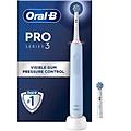 spazzolino elettrico braun pro 3 series 3000 blu include 1 testina