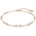 strand remix collection taglio round bianco placcato color oro rosa os