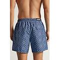 costume boxer mare stampa mosaico blu uomo blu taglia s