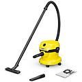 - wd 2 plus v-12/4/18 aspirapolvere a traino wet& dry sacco per polvere potenza 1000 watt colore