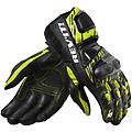 guanti moto sportivi in pelle rev'it quantum 2 giallo fluo n taglia l