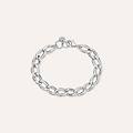 bracciale catena silver shine argento rodiato cubic zirconia collezione silver shine bianco