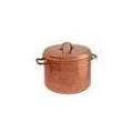 - pentola in rame paiolo in rame caldaia in rame con manico in ferro 5l