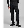 pantaloni chino tapered fit con pinces