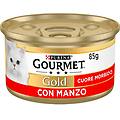 purina gold cuore morbido umido gatto 85 gr manzo confezione da 24 pezzi cibo umido per gatti 1&deg;
