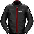 giubbotto moto in pelle genesis rosso taglia 50