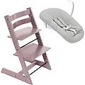 tripp trapp con newborn set heather mauve