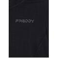 felpa donna zip e collo alto regular fit con logo ricamato nero donna small
