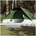 - tenda da campeggio a cupola per 4 persone verde impermeabile