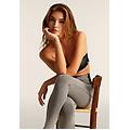 top a fascia coated effetto brillante black coated donna extra small