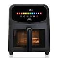 fry type 6 air window singolo 6 l indipendente 1700 w friggitrice ad aria calda nero