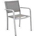 Milani Home Splendor Poltrona Da Giardino In Alluminio E Textilene Impilabile