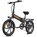 bicicletta elettrica pieghevole p1 da 20''. 250 w. 36 v. 13 ah