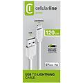 power cable cavo lightning per ricarica e trasferimento dati 1 2mt bianco