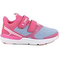sneakers da bambina fuxia e celeste con strap taglia 34