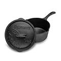 casseruola in ghisa con copercho diam. 21cm