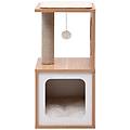 - albero per gatti con tappeto tiragraffi in sisal 60 cm