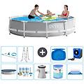 - piscina fuori terra in giro 305x76 cm grigio include accessori coordinati a1889