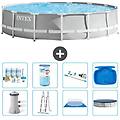 - piscina fuori terra in giro 457x107 cm grigio include accessori coordinati a2255