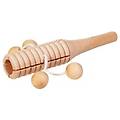 - tonblock mit 4 holzkugeln