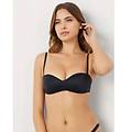 fascia del costume nera leggermente imbottita essentials / nero / 2 nero