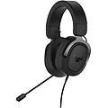 tuf gaming h3 cuffie gaming jack 3. 5mm surround sound 7. 1 driver da 50mm design leggero per pc mac