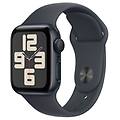 watch se gps 40mm cassa alluminio mezzanotte con mezzanotte sport band m/l (mxe93ql/a)