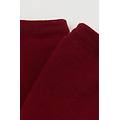 calzini corti in cotone termico donna rosso tu
