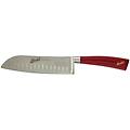 coltelli coltello santoku cm 18 linea elegance rosso di