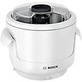 eisbereiter zu mum9 accessorio gelatiera per robot 550 milliliters stainless steel bianco