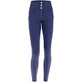 pantaloni push up wr. up 7/8 vita media cotone organico mood indigo donna extra large
