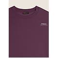 felpa donna corta comfort fit in felpa poliestere prune purple donna extra small