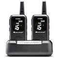 midland. 777 pro pmr446 set 2 walkie talkie nero con batterie 1000 mah walkietalkie ritiro gratis