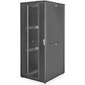 armadio rack 19'' 42 unita' linea server (a)1970 x (l)800 (p)1000mm. colore nero con porta