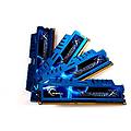 g. skill memoria dimm ripjawsx 32 gb (4 x 8gb) ddr3 1600mhz cl9 non-ecc dissipatore blu