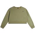 felpa donna corta comfort fit in felpa poliestere