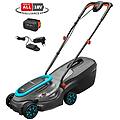 set rasaerba a batteria powermax 32/18v p4a consigliato per un'area max. di 200 m². larghezza