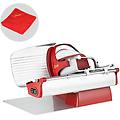 home line plus 200 rosso opaco affettatrice con lama 195 mm