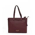 borsa modello shopper bordeau