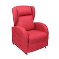 poltrona relax lift (alzapersona) 1 motore vibro massaggio riscaldamento 4 ruote mod. diletta