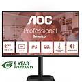 AOC monitor q27e4u 27 quad hd 2560x1440 120hz ips flicker-free low blue light