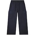 pantaloni cargo in popeline con fondo regolabile