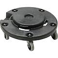 base con rotelle per cestini da 75 o 120 litri 0 ml 46. 4x16. 8 cm (&oslash;xh) nero