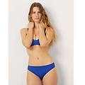 slip del costume in fish tale con fianchi laterali medi essentials / blu elettrico / 5 blu